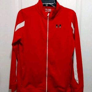 Youth extra large loose fitting All season gear zip up under armor jacket